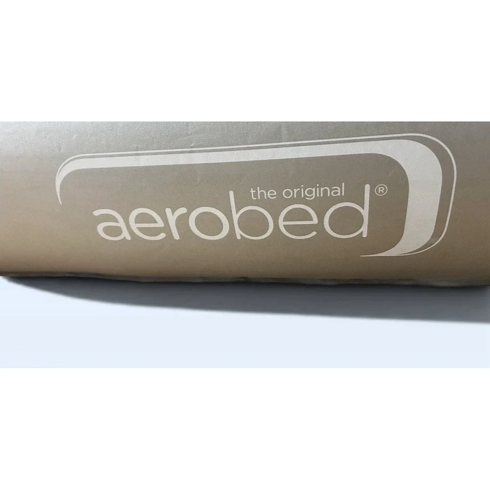 Queen AEROBED w/inflatable headboard/built-in electric pump/2-minutes to inflate